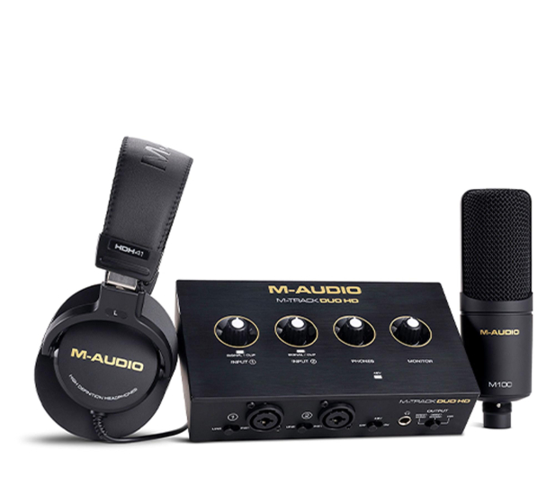M-Audio M-Track DUO HD PACK- Zestaw produkcyjny - 1346543 - zdjęcie